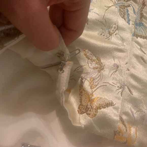 Delfin vintage Silk, Flare out Butterfly Bustier - Picture 8 of 9